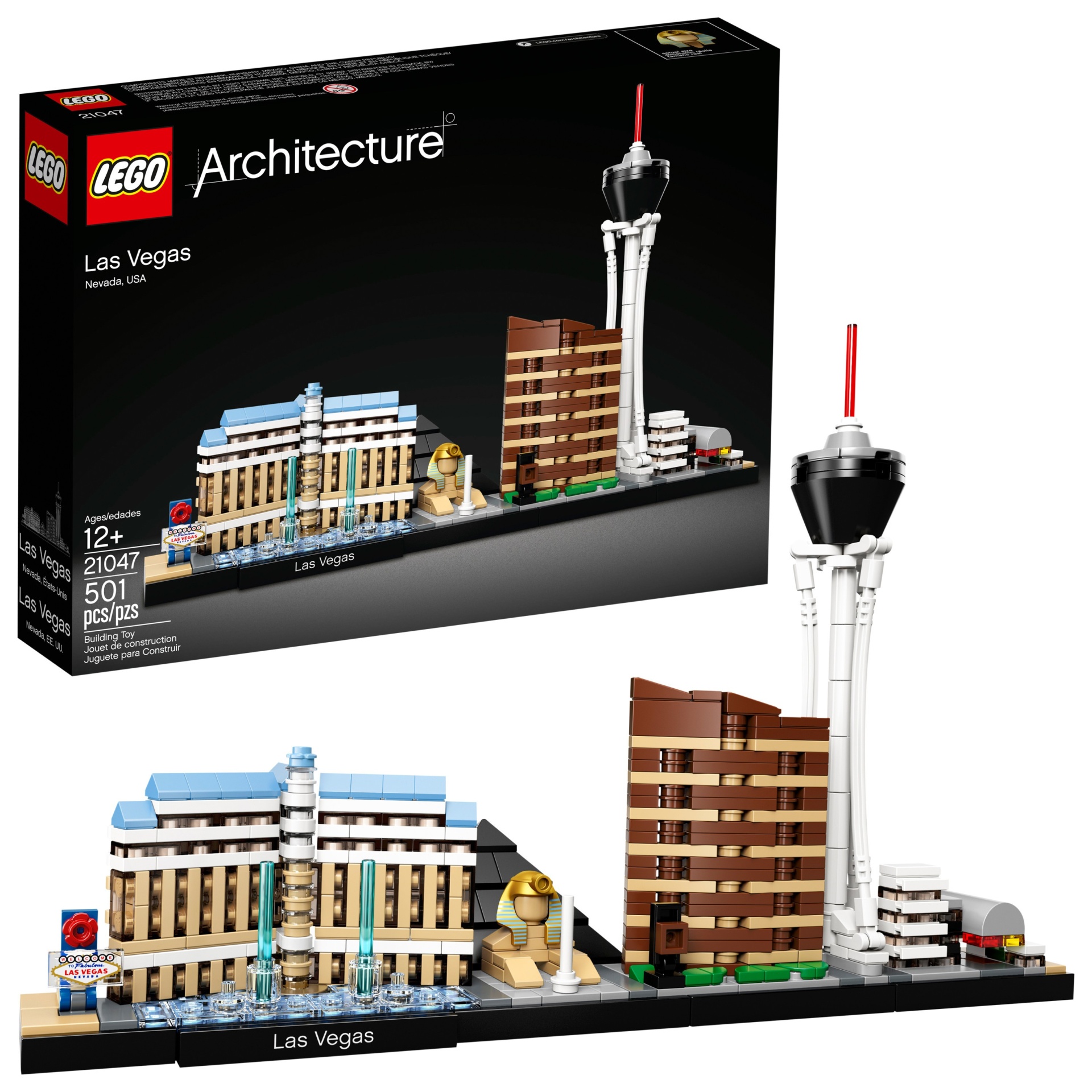 slide 1 of 6, LEGO Architecture Las Vegas, 1 ct