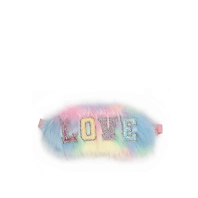 slide 1 of 1, OMG Accessories Plush Tie Dye Love Sleep Mask, 1 ct