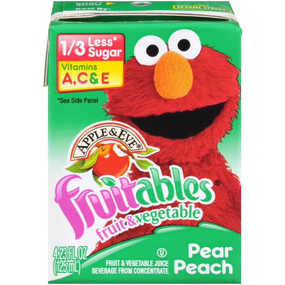 slide 3 of 9, Apple & Eve Fruitables Pear Peach Juice 8 Pack, 33.84 fl oz