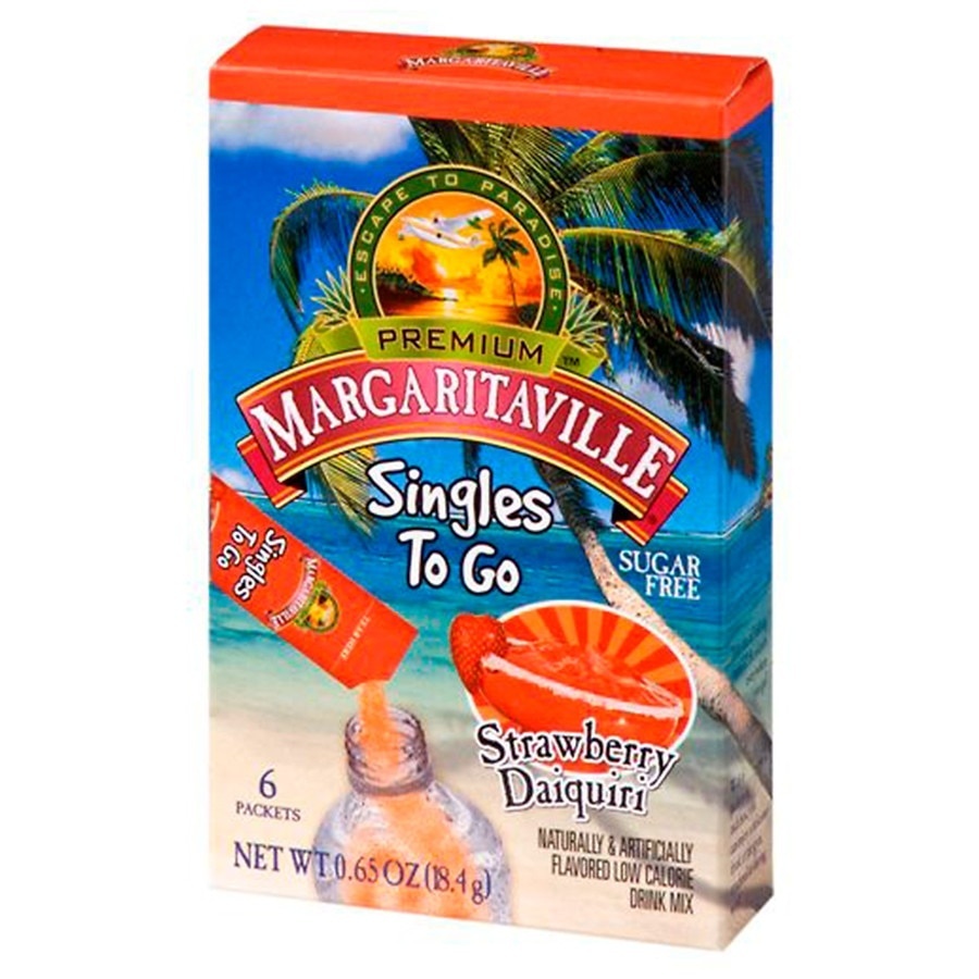 slide 1 of 1, Margaritaville Strawberry Daiquiri To Go - 6 ct, 6 ct