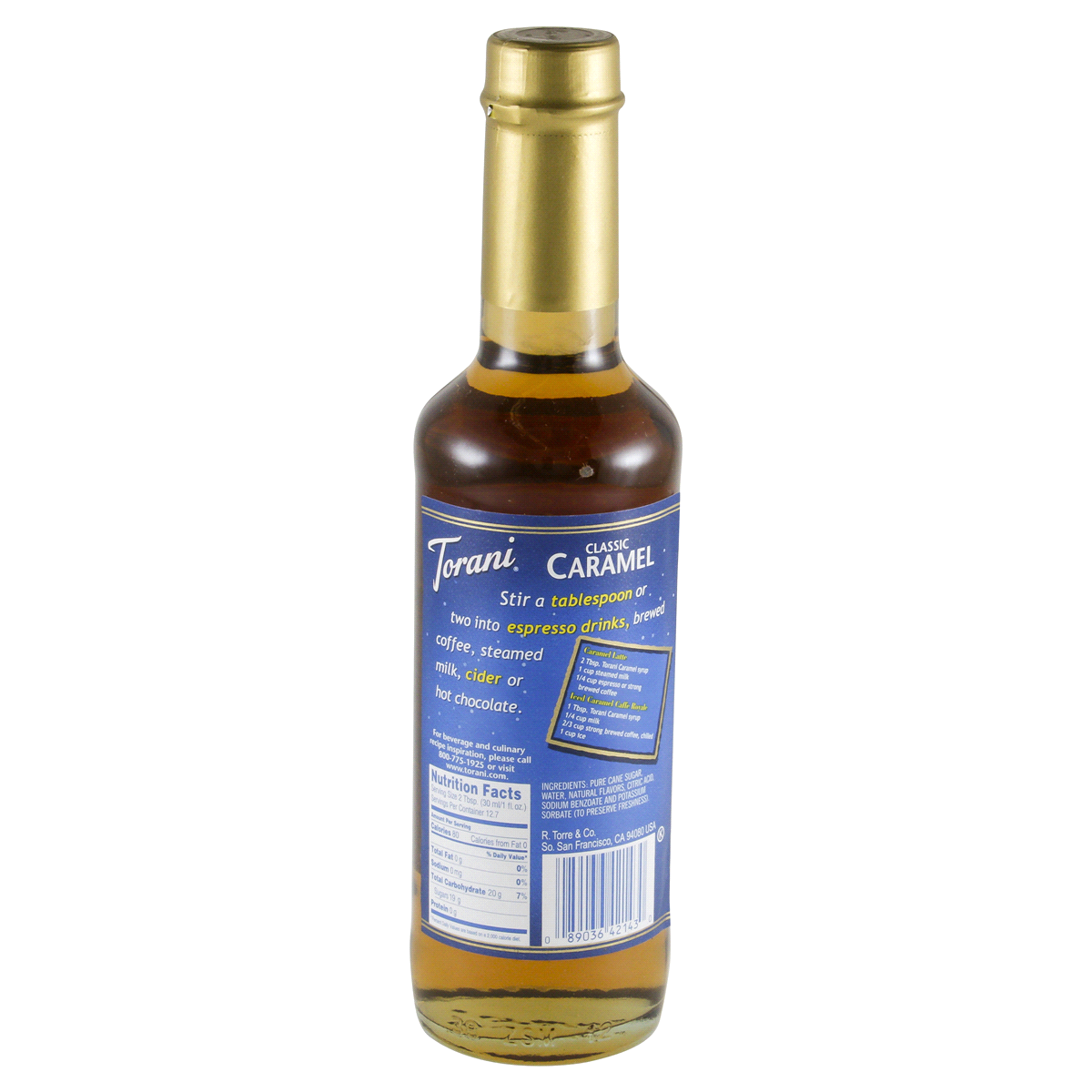 slide 2 of 4, Torani caramel flavoring syrup, 12.7 oz