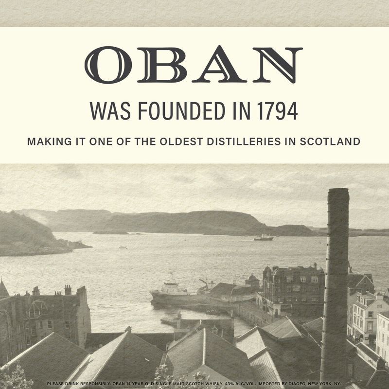 slide 2 of 10, Oban 14yr Scotch Whisky - 750ml Bottle, 750 ml