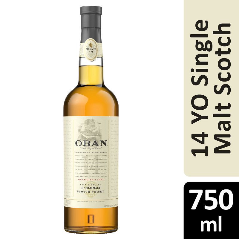 slide 5 of 13, Oban 14yr Scotch Whisky - 750ml Bottle, 750 ml