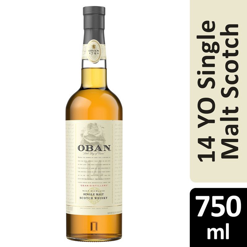 slide 1 of 10, Oban 14yr Scotch Whisky - 750ml Bottle, 750 ml