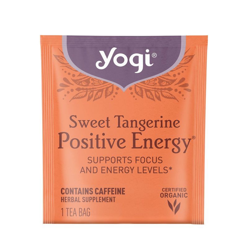 slide 7 of 9, Yogi Tea - Sweet Tangerine Positive Energy Tea - 16ct, 16 ct