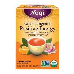 Yogi Tea - Sweet Tangerine Positive Energy Tea - 16ct