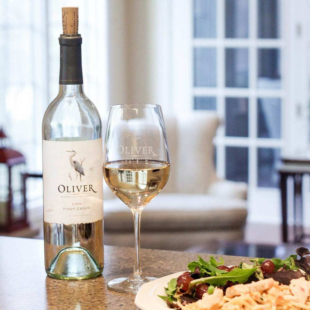 slide 2 of 3, Oliver Pinot Grigio - 750ml Bottle, 750 ml