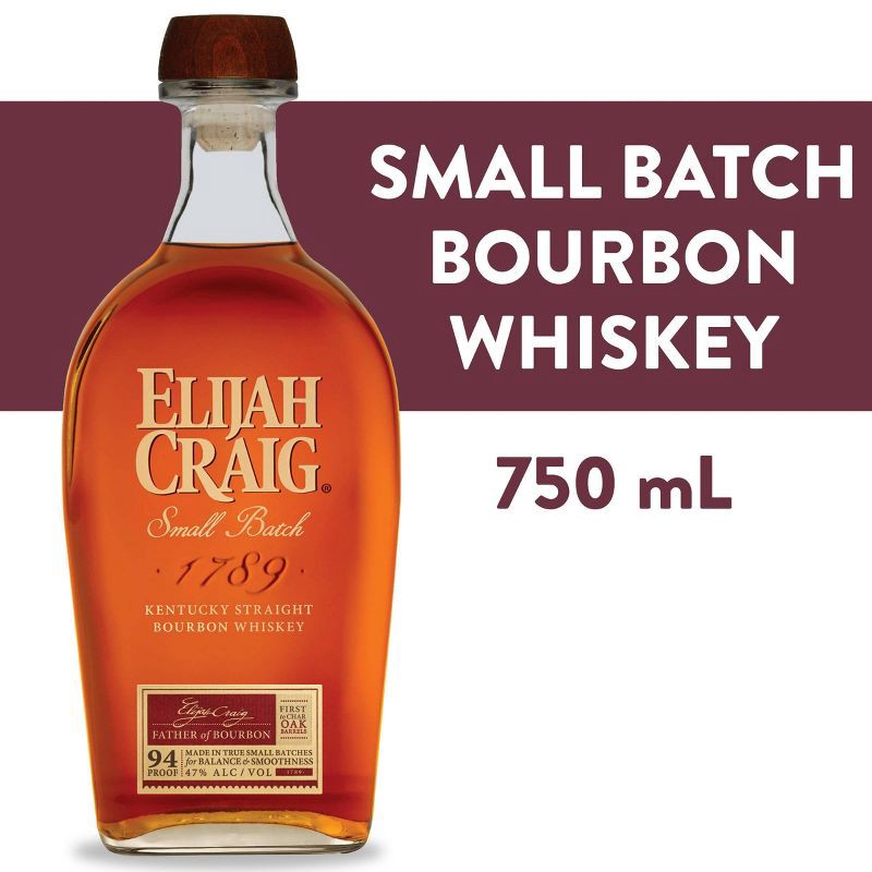 slide 5 of 9, Elijah Craig Small Batch Bourbon Whiskey - 750ml Bottle, 750 ml