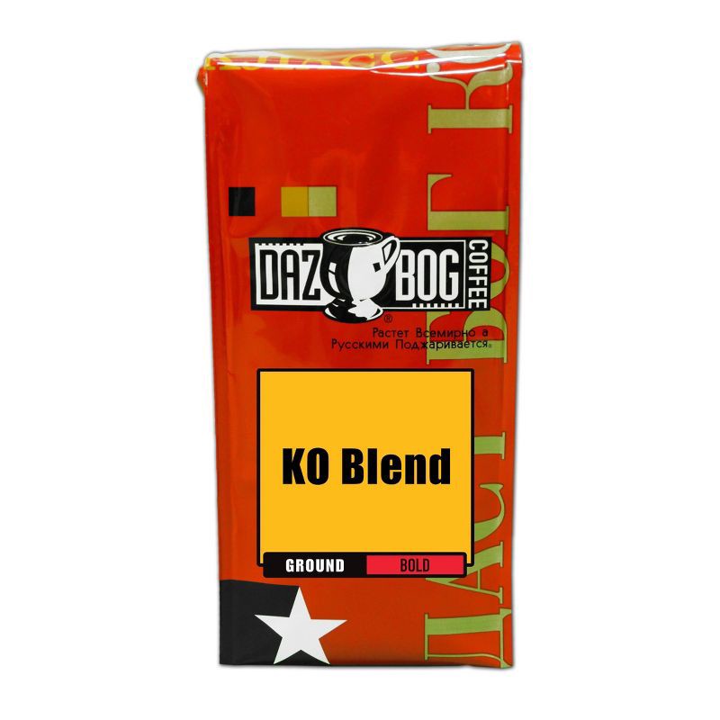 slide 1 of 4, Dazbog Coffee Dazbog KO Blend Dark Roast Ground Coffee - 11oz, 11 oz