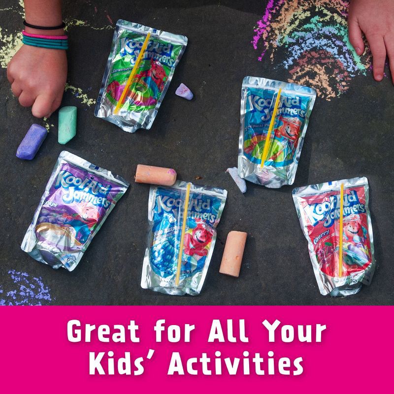 slide 5 of 9, Kool-Aid Jammers Sharkleberry Fin Strawberry Orange Punch Juice Boxes - 10pk/6 fl oz Pouches, 10 ct; 6 fl oz