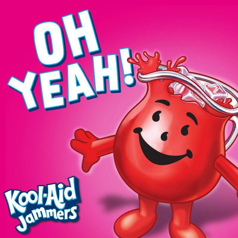 slide 8 of 9, Kool-Aid Jammers Sharkleberry Fin Strawberry Orange Punch Juice Boxes - 10pk/6 fl oz Pouches, 10 ct; 6 fl oz