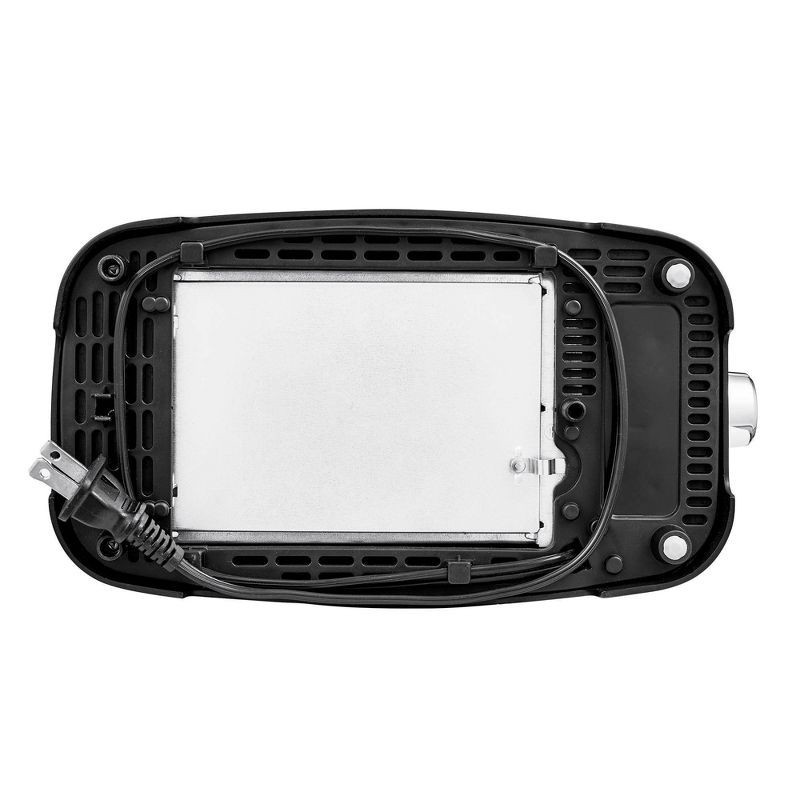 slide 7 of 7, KitchenSmith by Bella 2 Slice Toaster: Black, Bagel & Bread Warmer, 750W, Compact Design, 2-Year Warranty, 1 ct