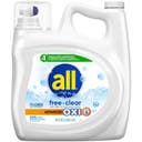 All Unscented Free Clear Advanced Oxi HE Liquid Laundry Detergent 79 Loads - 118 fl oz