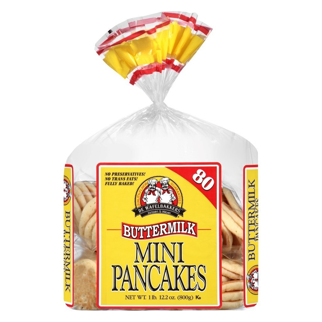 De Wafelbakkers Frozen Mini Buttermilk Pancakes 12.2 oz Shipt