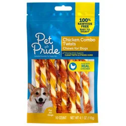 Pet Pride Chicken Combo Twists Dog Chews