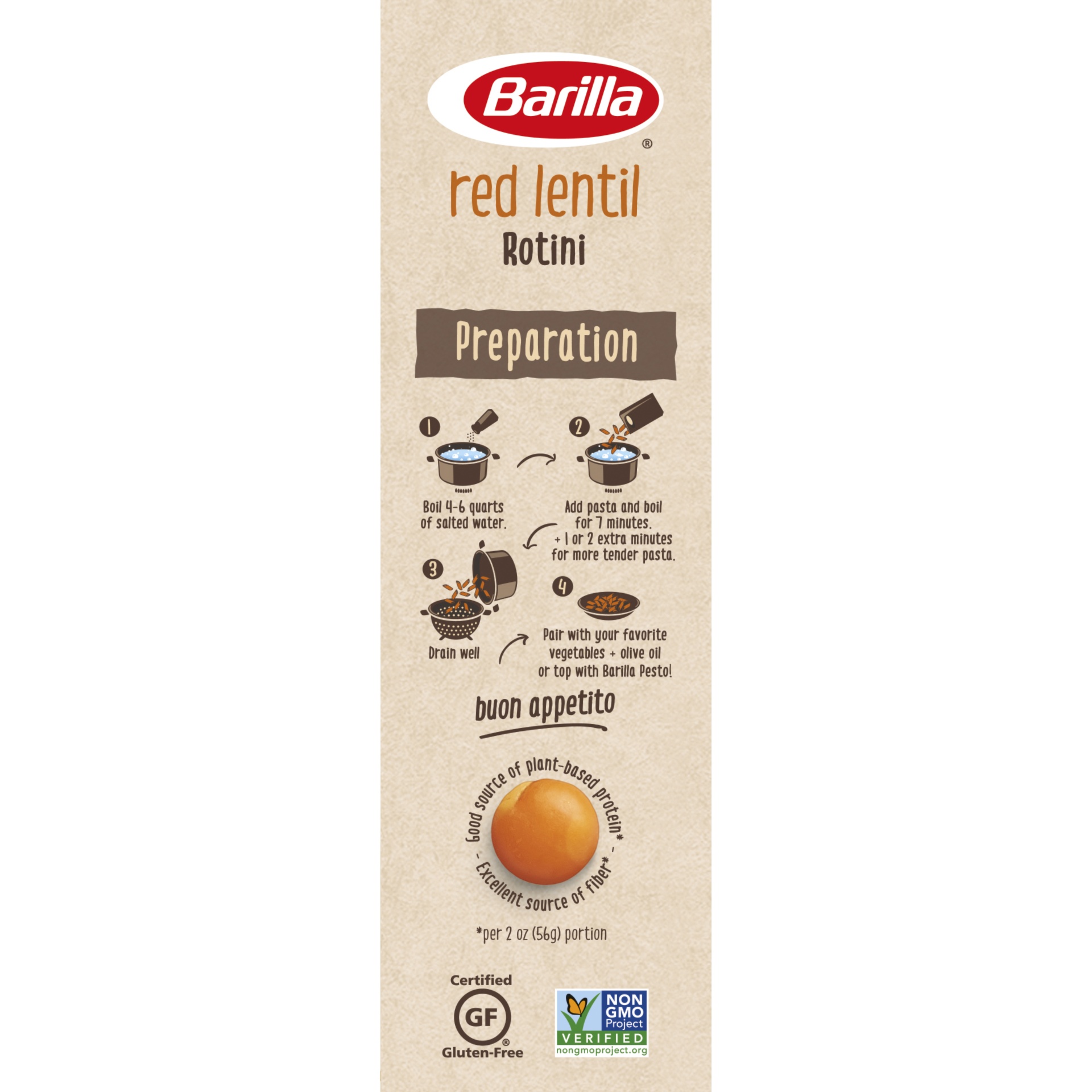 Barilla Bartilla Red Lentil Rotini 8.8 oz Shipt