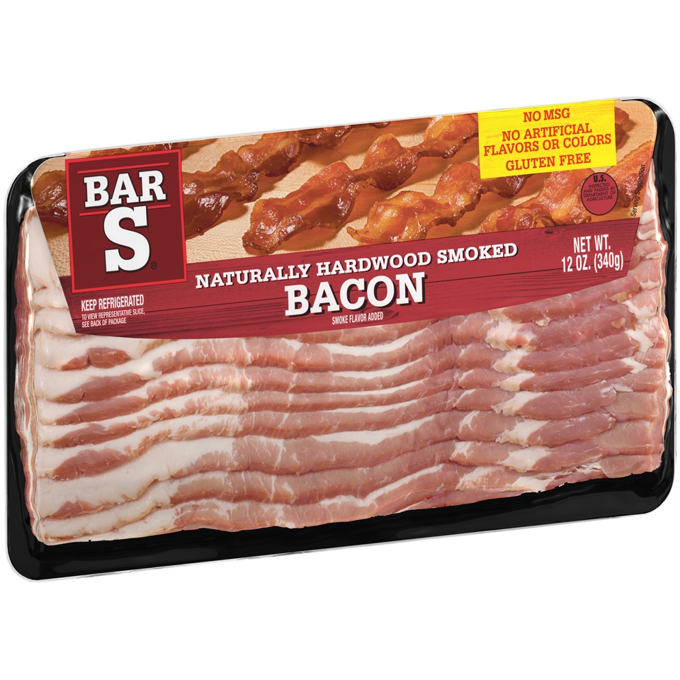 slide 2 of 7, Bar-S Smoked Bacon-Bar S, 12 oz