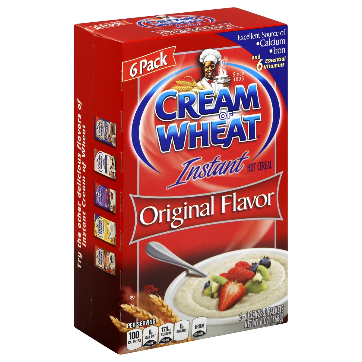 slide 2 of 11, Cream Of Wheat Instant Original Hot Cereal 6 ea, 6 ct