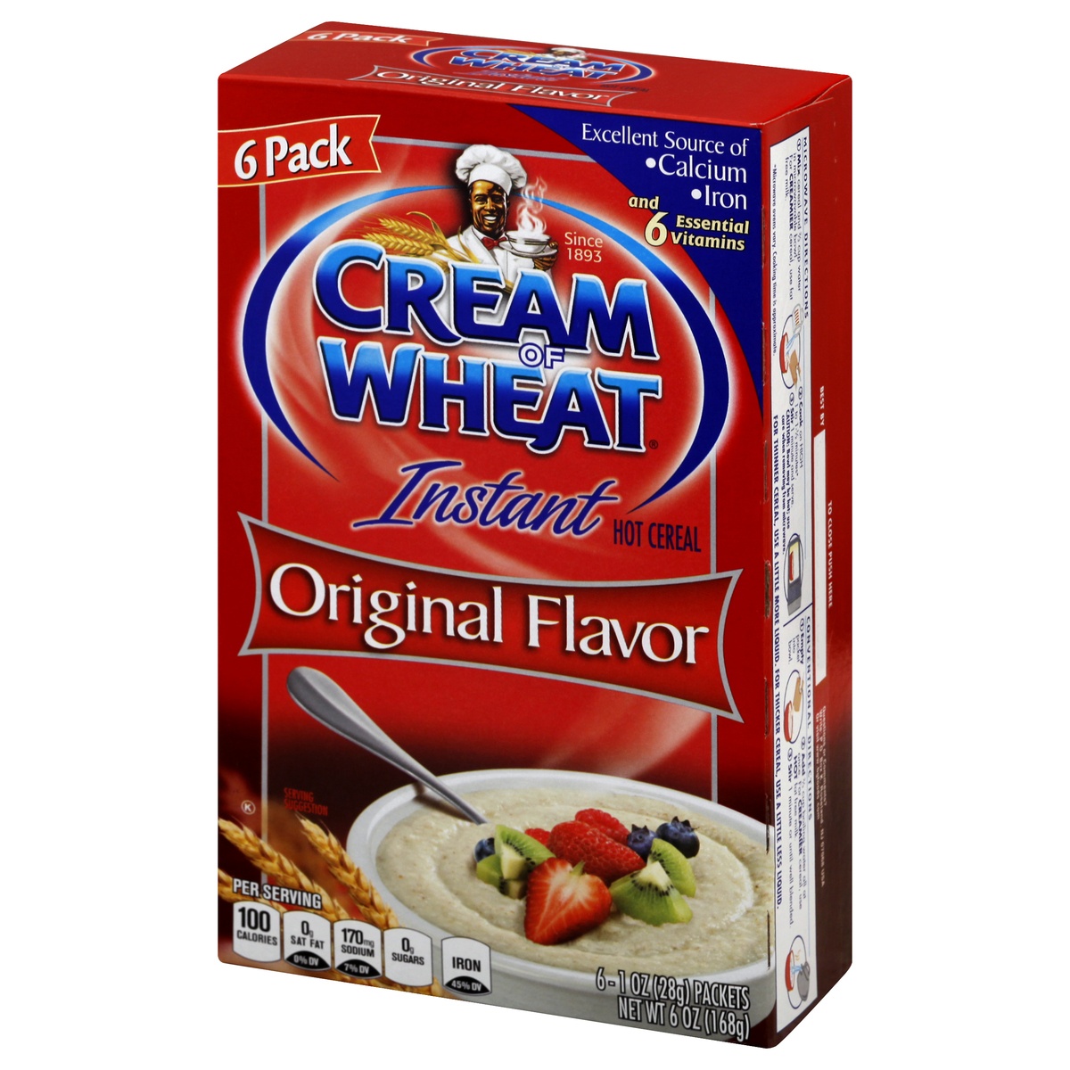 slide 3 of 11, Cream Of Wheat Instant Original Hot Cereal 6 ea, 6 ct