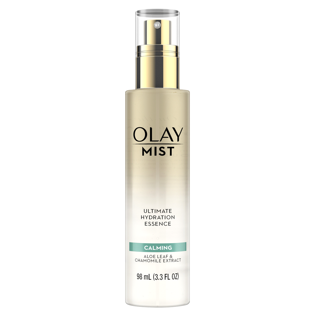 slide 2 of 5, Olay Mist Ultimate Hydration Essence Calming With Aloe Leaf & Chamomile, 3.3 fl oz