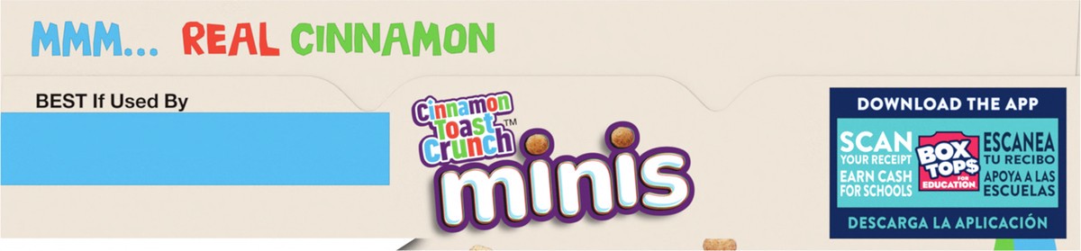 slide 3 of 9, Cinnamon Toast Crunch Mini Breakfast Cereal Family Size, 12.3 oz