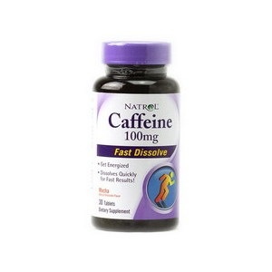 slide 1 of 1, Natrol Caffeine 100mg Fast Dissolve Tablets, Mocha, 30 ct