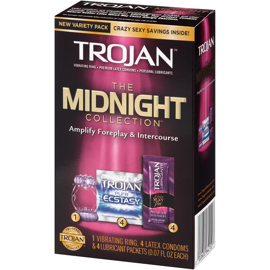 slide 3 of 6, Trojan The Midnight Collection Variety Pack, 1 ct