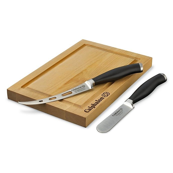 slide 1 of 4, Calphalon Cheese Knife Set, 3 ct