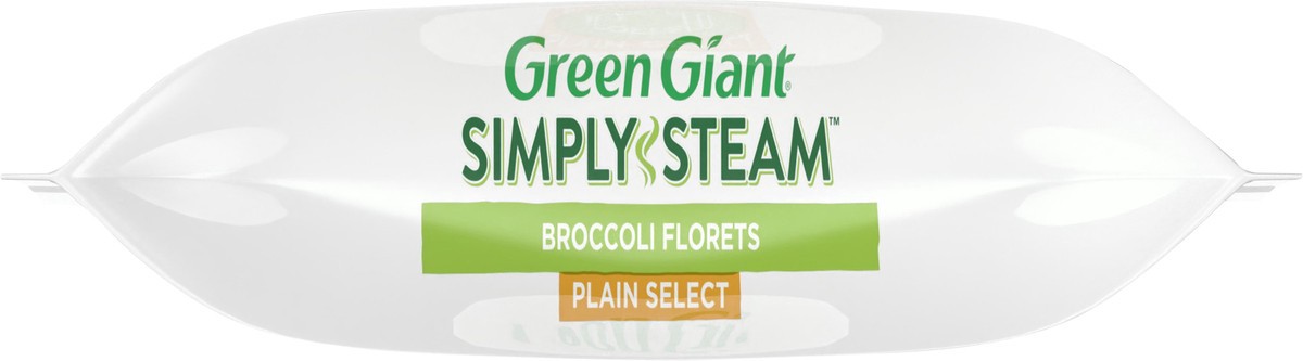 slide 7 of 13, Green Giant Simply Steam™ Plain Select Broccoli Florets 10 oz. Bag, 10 oz