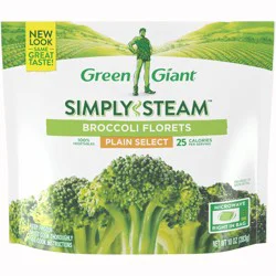 Green Giant Simply Steam™ Plain Select Broccoli Florets 10 oz. Bag