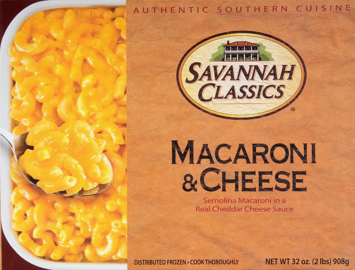 slide 4 of 13, Savannah Classics Macaroni & Cheese 32 oz, 32 oz