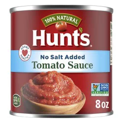 Hunt''s No Salt Added Tomato Sauce 8 oz