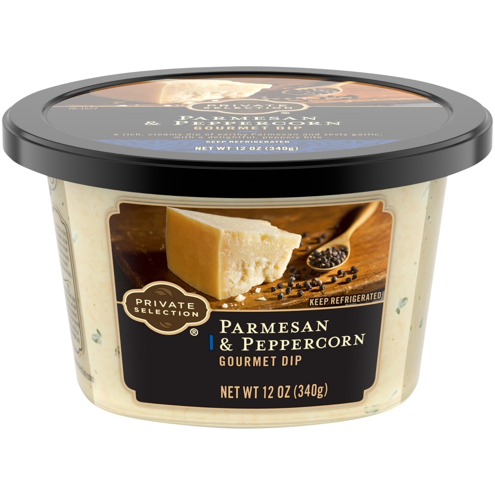 slide 1 of 1, Private Selection Parmesan & Peppercorn Gourmet Dip, 12 oz