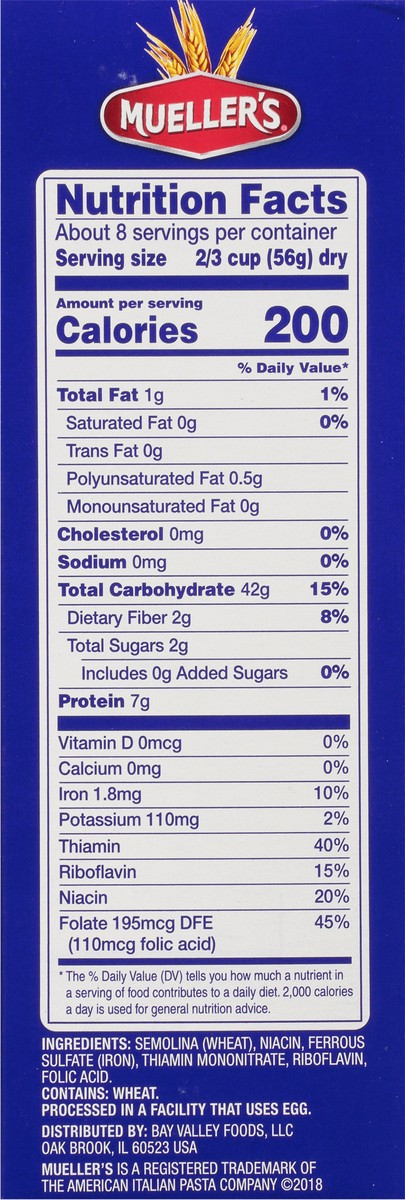 slide 11 of 12, Mueller's Ziti 16 oz, 16 oz