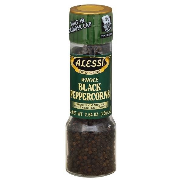 slide 1 of 1, Alessi Black Pepprcorn Grinder, 2.64 oz