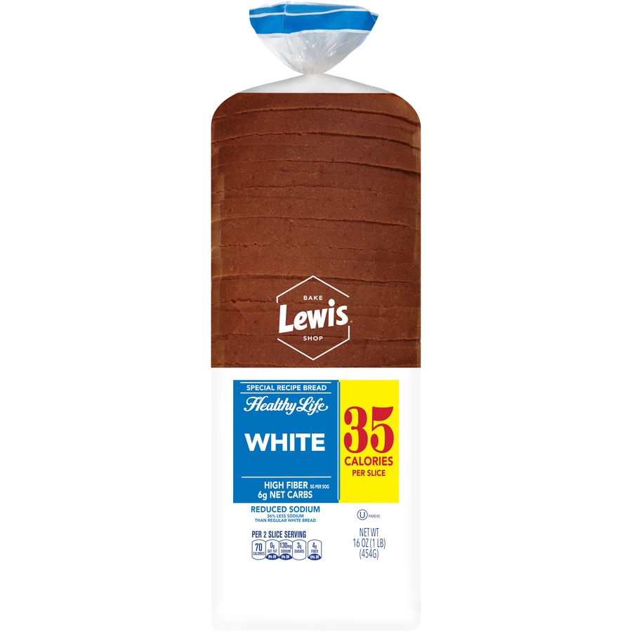 Healthy Life Healthy Life High Fiber White Bread 16 oz Shipt