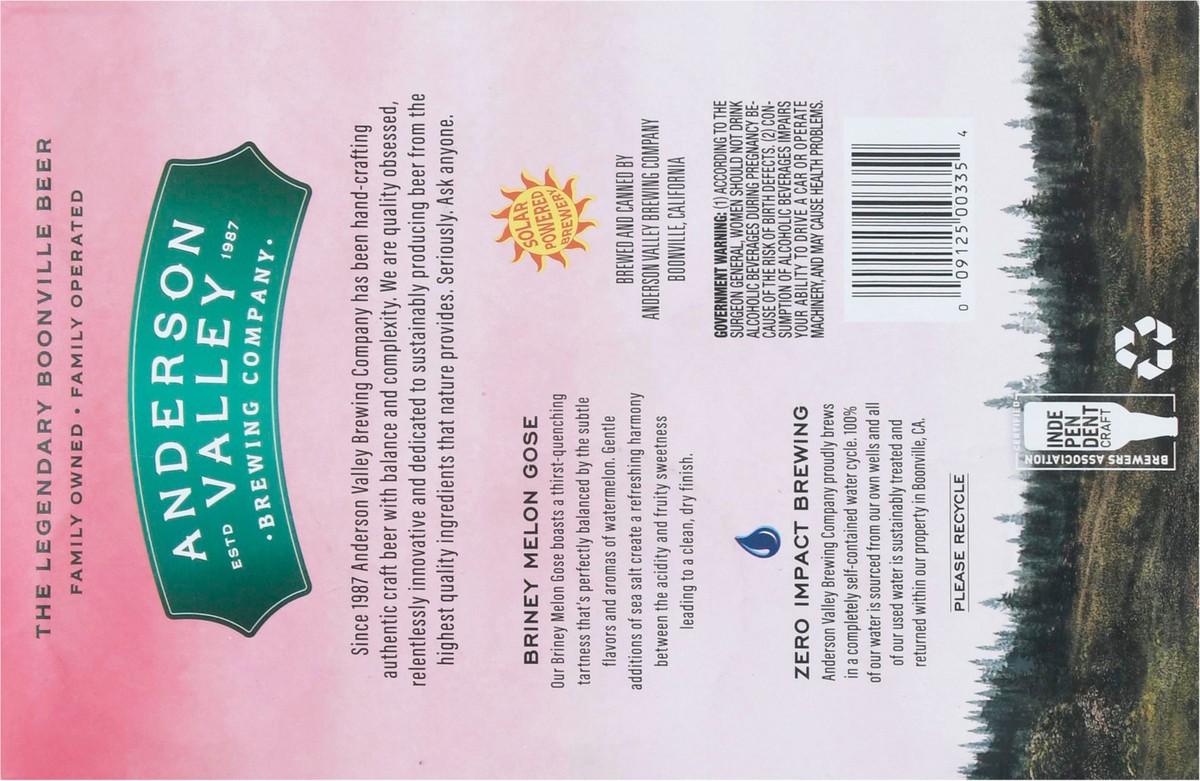 slide 2 of 8, Anderson Valley Brewing Anderson Valley Gose Series, 6 ct; 12 fl oz