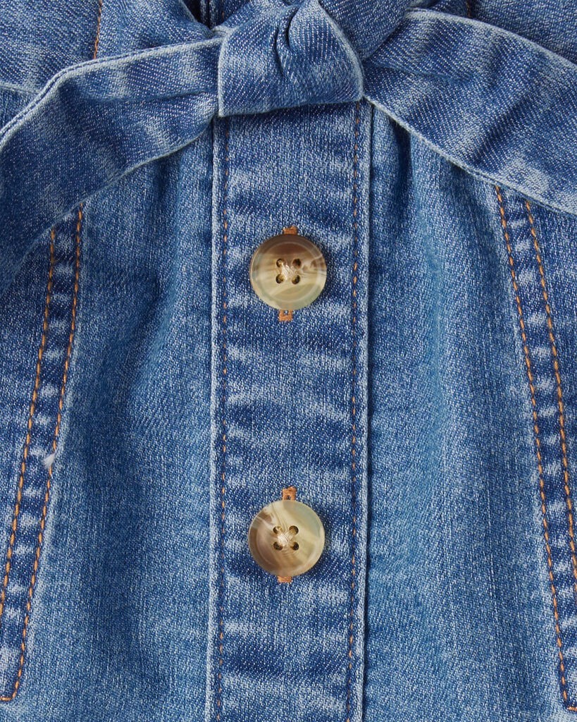 slide 2 of 2, Oshkosh Toddler Girl Button-Down Denim Skirt - Blue Blue 2T, 1 ct