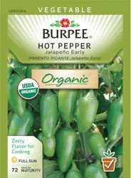 Burpee Organic Pepper, Hot, Jalapeno Early