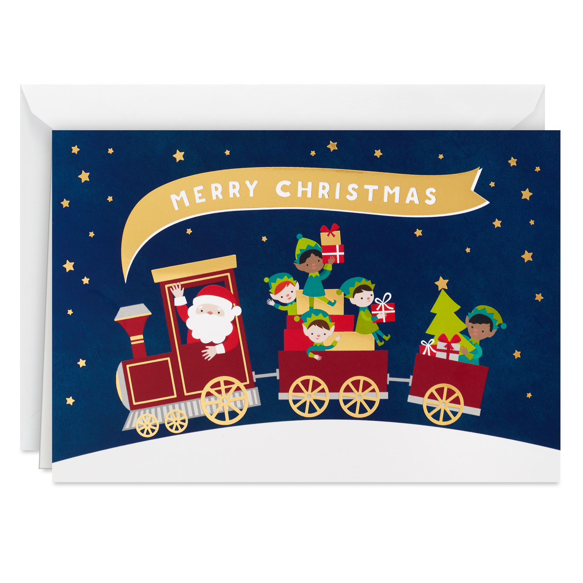 slide 1 of 1, Image Arts Christmas Train Boxed Christmas Cards, 1 oz