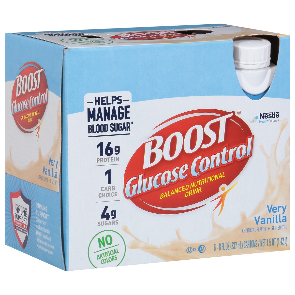 slide 9 of 9, Boost Glucose Control, Very Vanilla, 6 Ct, 1 ct