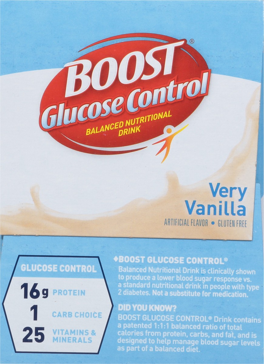 slide 7 of 9, Boost Glucose Control, Very Vanilla, 6 Ct, 1 ct