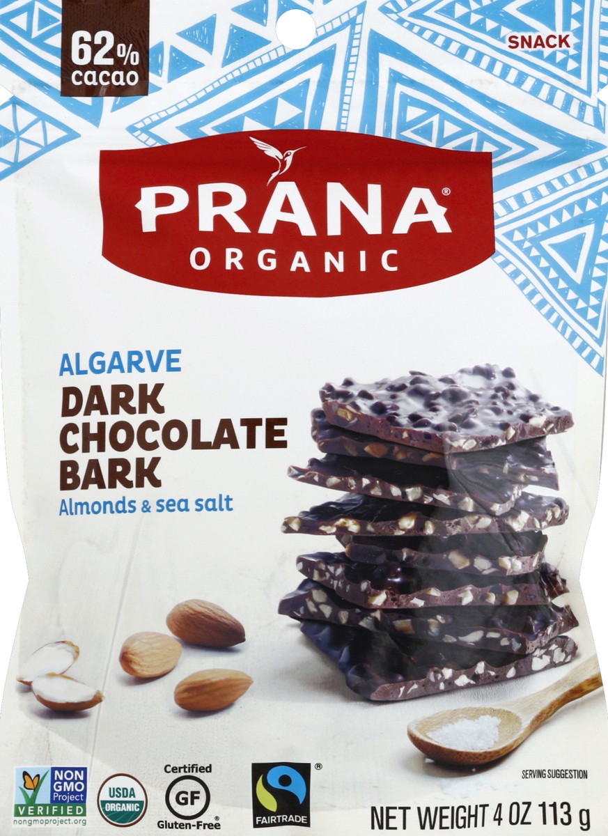 slide 2 of 2, prAna Dark Chocolate Bark 4 oz, 4 oz