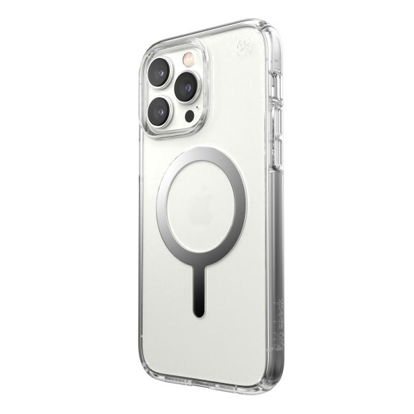 slide 10 of 10, Speck Presidio Perfect-Clear Magsafe Case For Iphone 14 Plus, Clear, 150119-3080, 1 ct