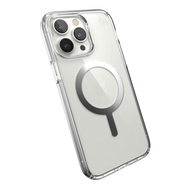 slide 7 of 10, Speck Presidio Perfect-Clear Magsafe Case For Iphone 14 Plus, Clear, 150119-3080, 1 ct