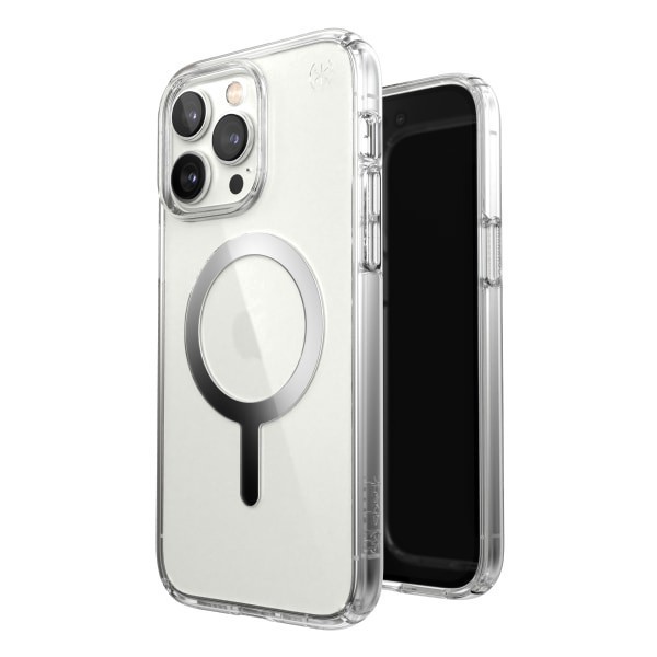 slide 5 of 10, Speck Presidio Perfect-Clear Magsafe Case For Iphone 14 Plus, Clear, 150119-3080, 1 ct
