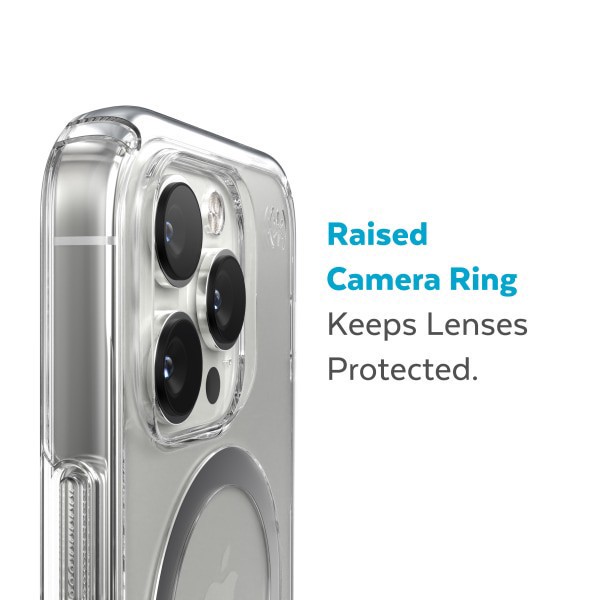 slide 3 of 10, Speck Presidio Perfect-Clear Magsafe Case For Iphone 14 Plus, Clear, 150119-3080, 1 ct