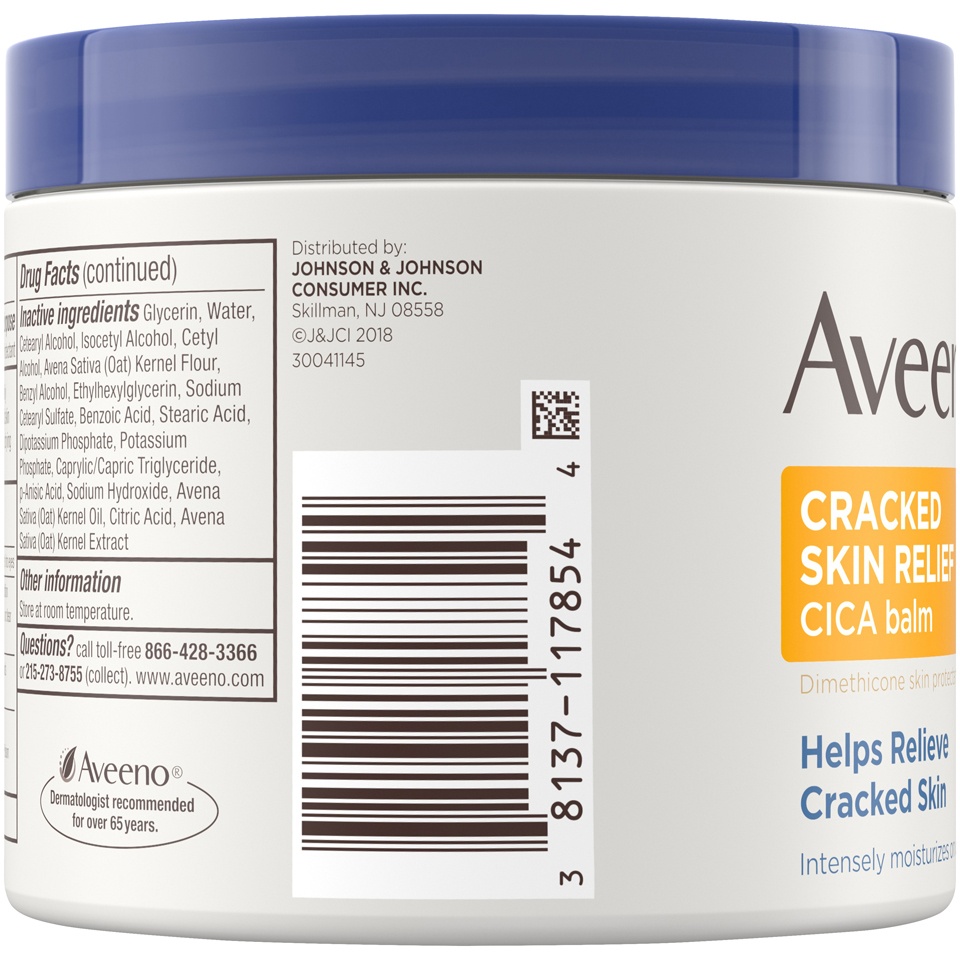 slide 4 of 6, AVEENO Cracked Skin Relief CICA Balm, 11 Oz, 11 oz