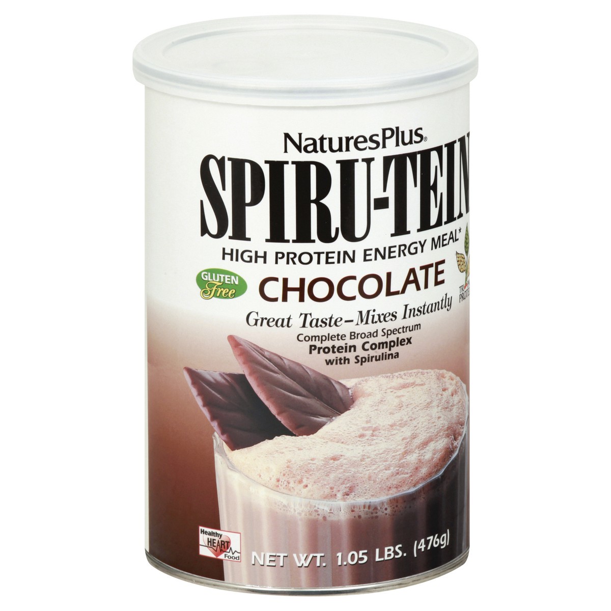 slide 4 of 9, Spiru-Tein High Protein Chocolate Energy Meal 1.05 lb, 1.05 lb