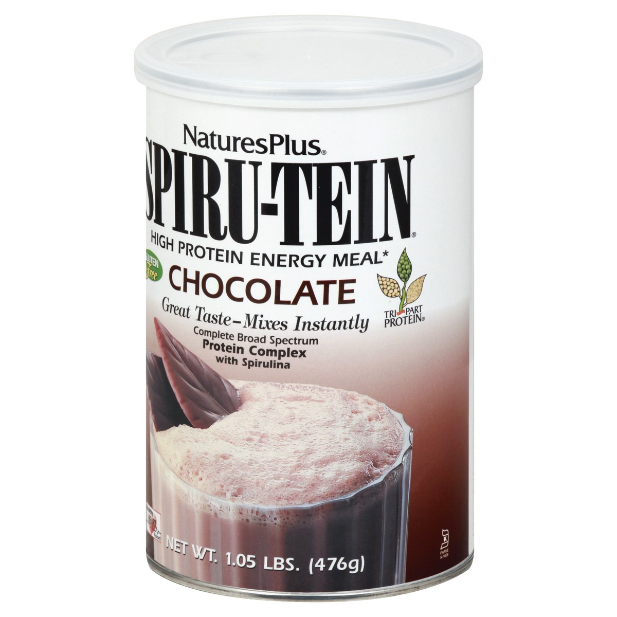 slide 3 of 9, Spiru-Tein High Protein Chocolate Energy Meal 1.05 lb, 1.05 lb